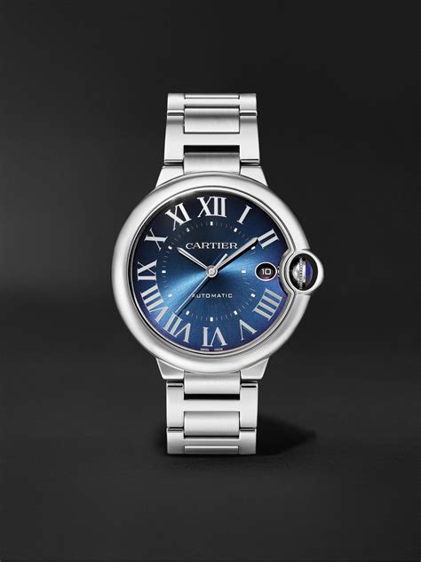 cartier relógio masculino|Cartier balloon blue watch.